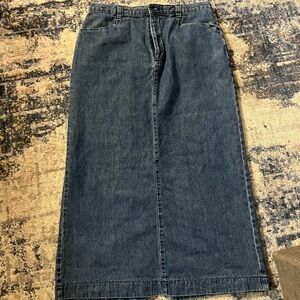 Lee original vintage Denim Maxi Skirt